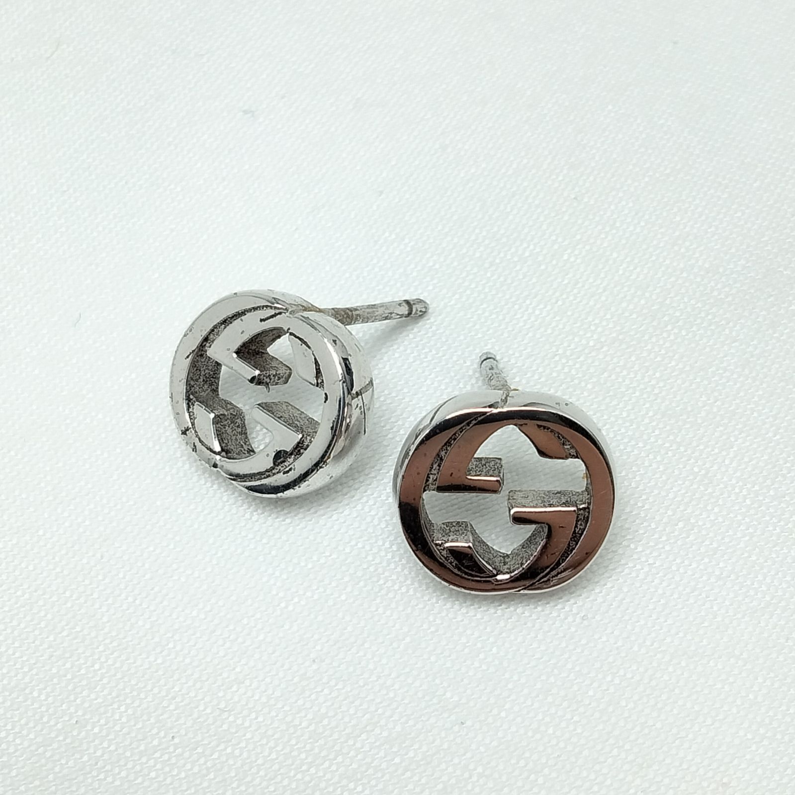 ✨️GUCCI✨️グッチ インターロッキングG ピアス シルバー925