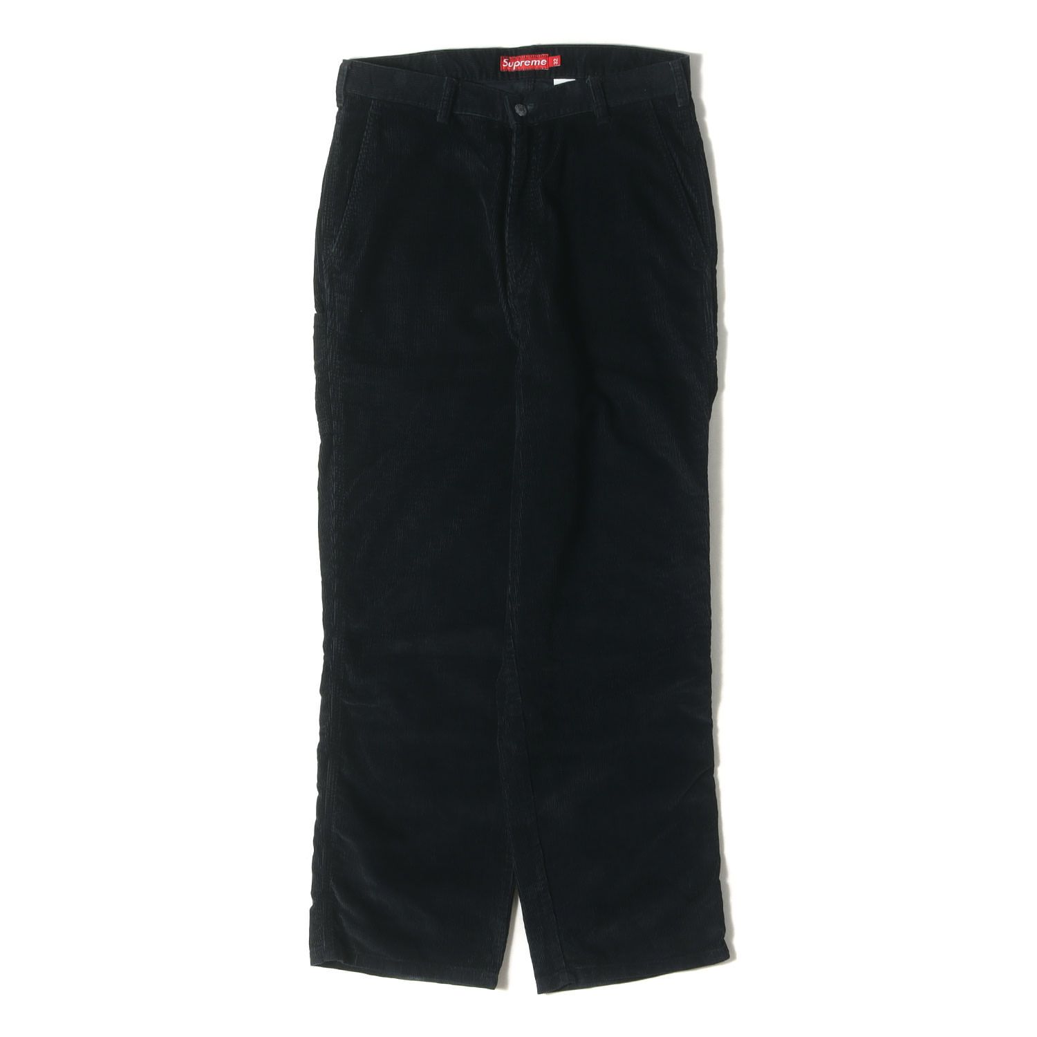 Supreme シュプリーム パンツ ブラック 黒 サイズ 32 | 紙タグ 初期 00s コーデュロイ ワークパンツ | ボトムス ズボン メンズ