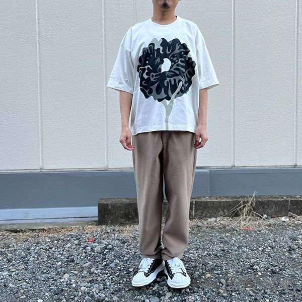 新品】ISSEY MIYAKE x 田中一光 Tシャツ 白黒-