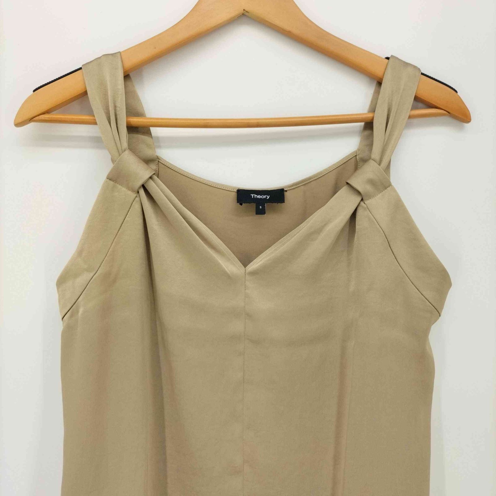 美品セオリー 22AW Satin Texture Plt Combo DR B セオリー SATIN 