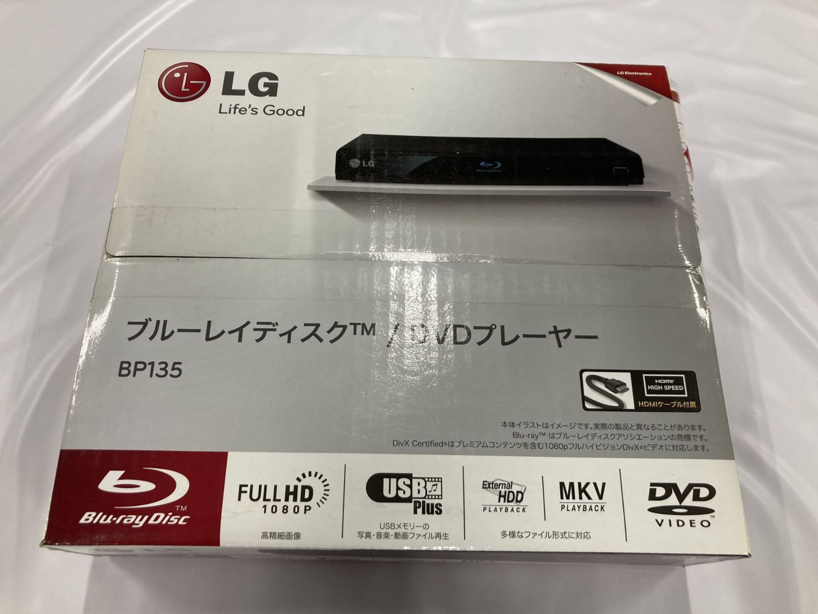 LG ブルーレイディスク/DVDプレイヤー LG BP135 - メルカリ
