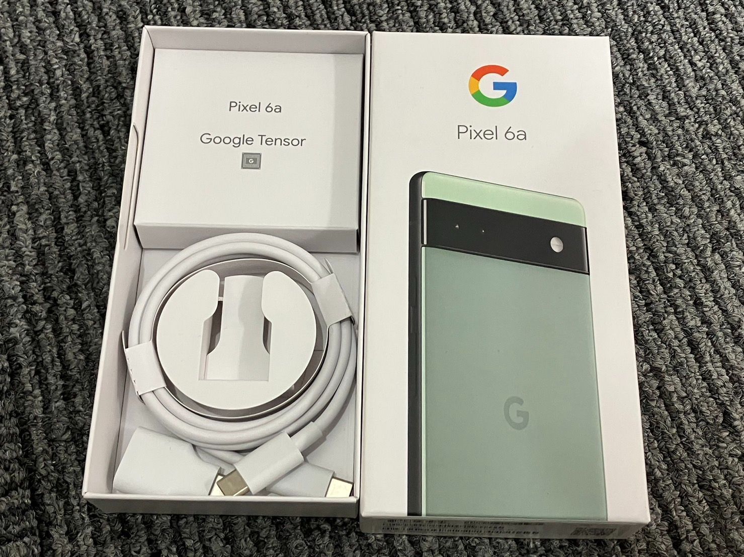 Google Pixel 力強 6a Sage 128 GB ピクセル グリーン 緑