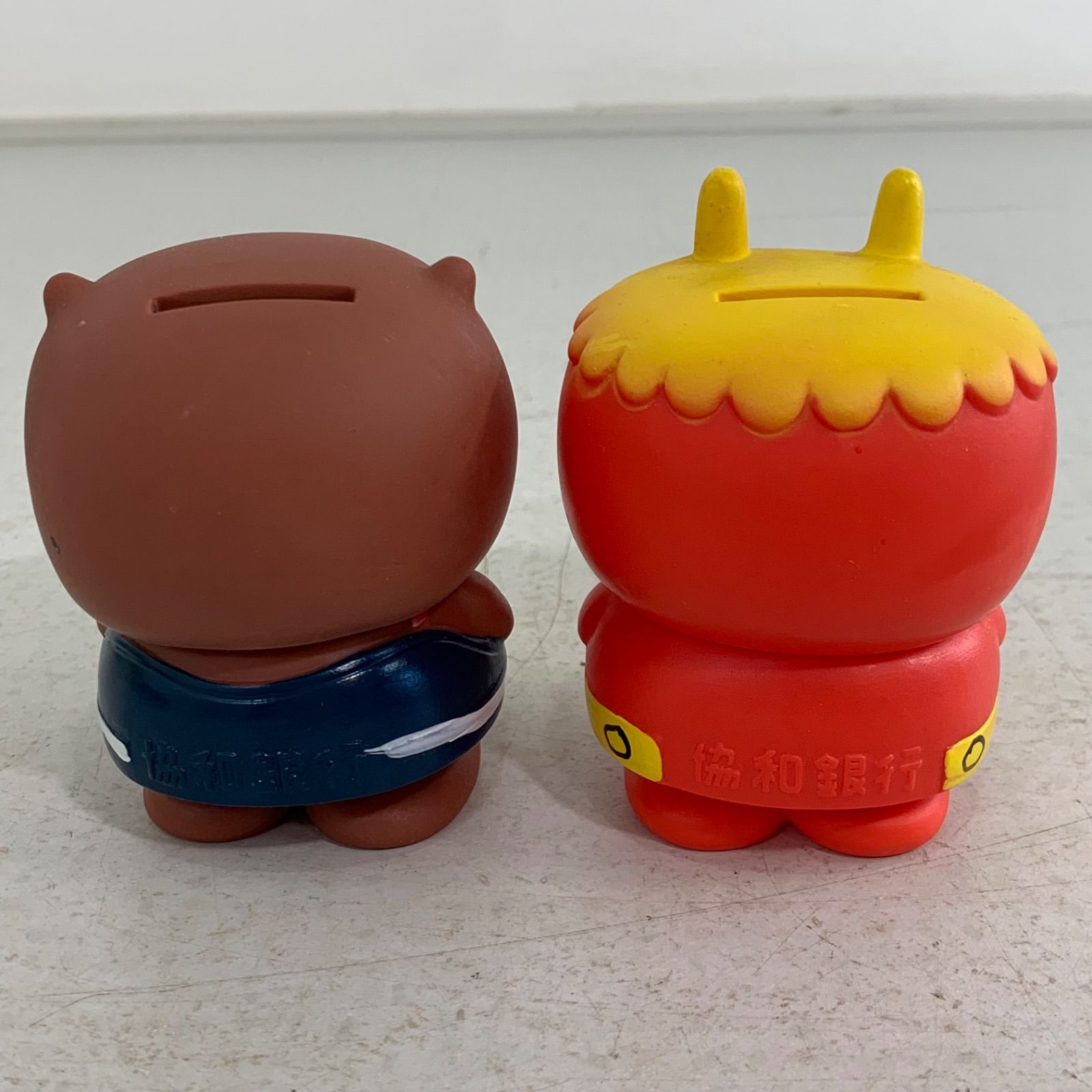 【送料込み】富士銀行 スターウォーズ 貯金箱【即購入歓迎】レトロ　レア　希少 希少】協和銀行 桃太郎等5体セット☆ソフビ貯金箱 昭和レトロ