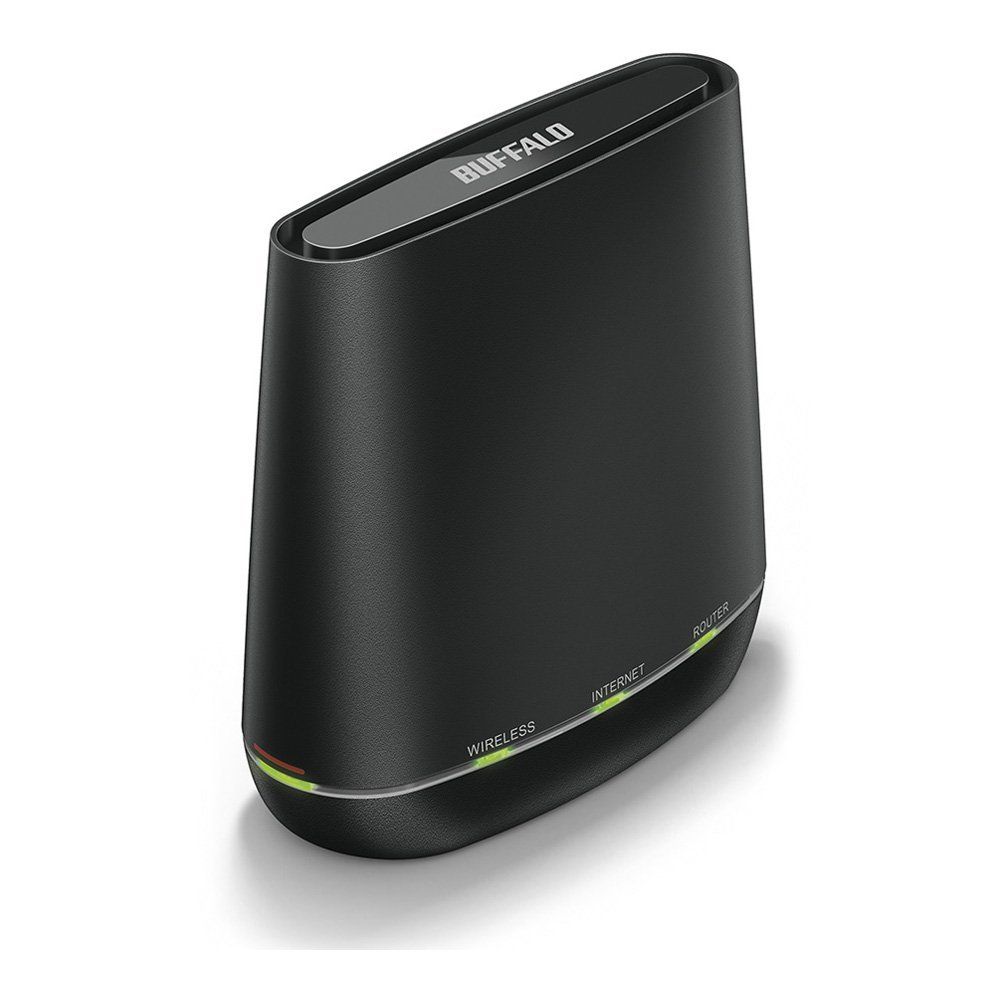 BUFFALO WiFi 無線LAN ルーター WCR-1166DS 11ac ac1200 866+300Mbps デュアルバンド 日本メーカー 2LDK向け 【iPhone13/12/11/iPhone SE(第二世代)/Amazon Ech [本体のみ]