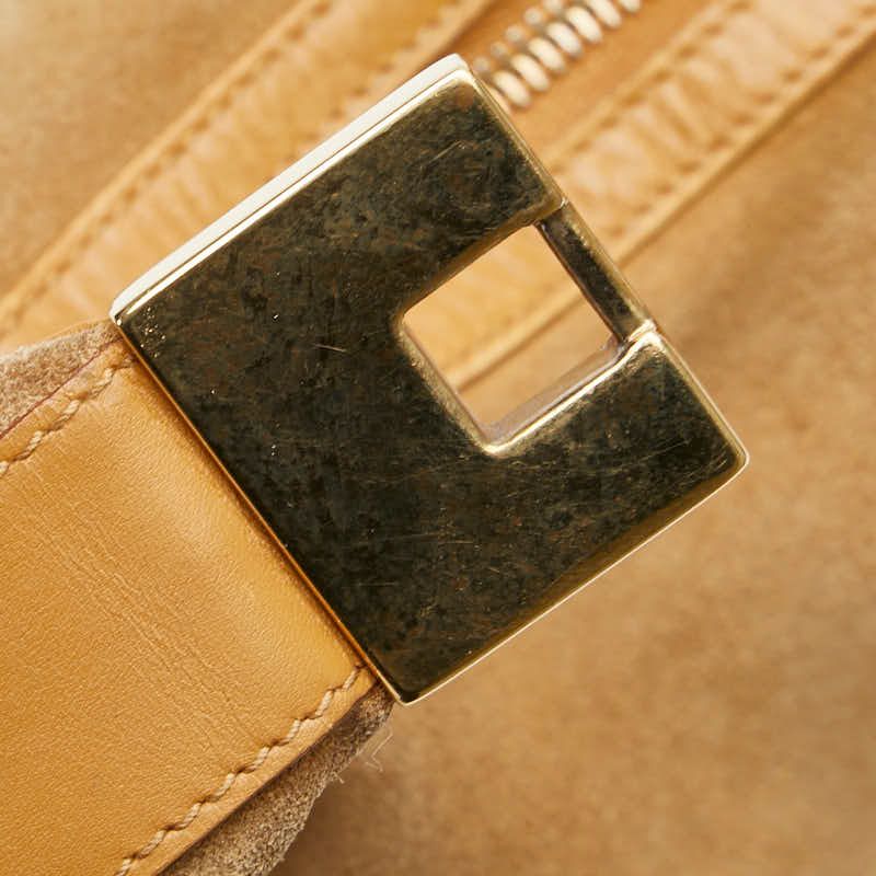 グッチ ワンショルダーバッグ 001 3814 ベージュ レザー スエード  