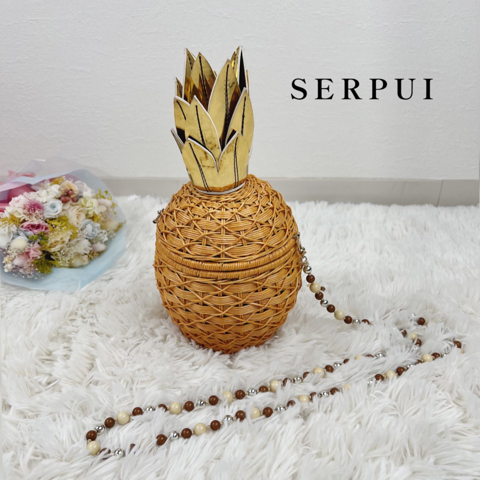 SERPUI カゴバッグ パイナップル ショルダー - メルカリ