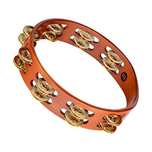 MEINL Percussion マイネル タンバリン Traditional Wood Tambourine Brass Jingles 2rows TA2B-AB