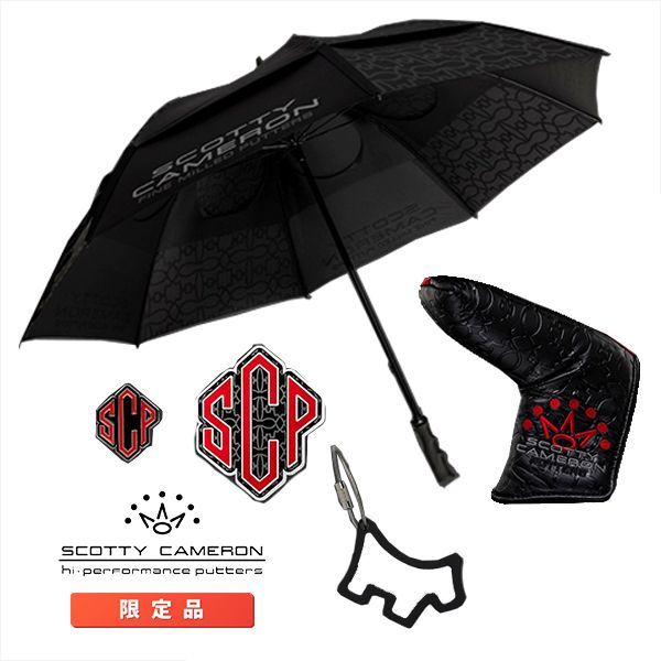 スコッティキャメロン 2023 限定 クラブキャメロンキット 5点セット Scotty Cameron USモデル アンブレラ ヘッドカバー Club  Member Kit