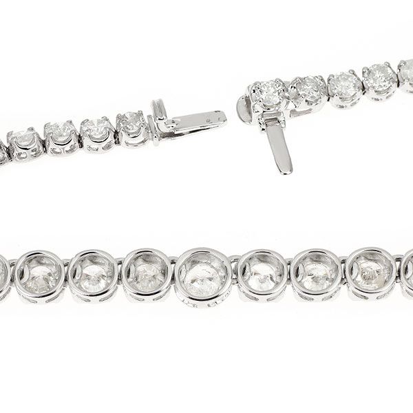 専用　k14WGダイヤモンドネックレス K14WG ダイヤモンド ネックレス 10.00ct テニス - メルカリ