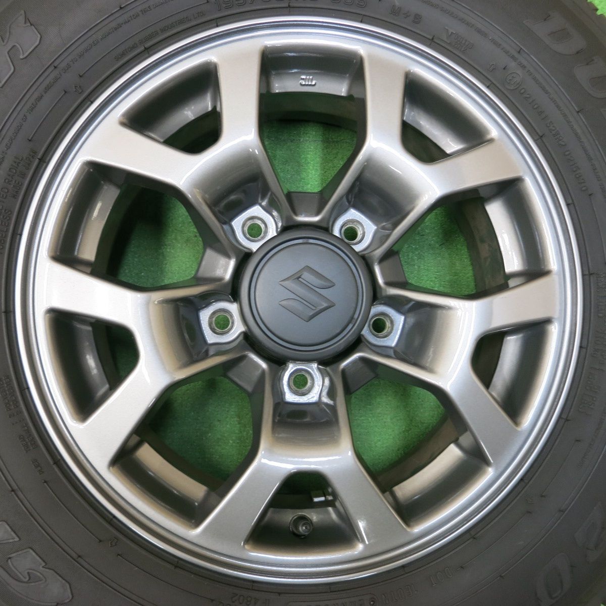 22年製造美品ジムニーシエラ純正ホイールスタッドレス195/80R15 22年製造美品ジムニーシエラ純正ホイールスタッドレス195/80R15