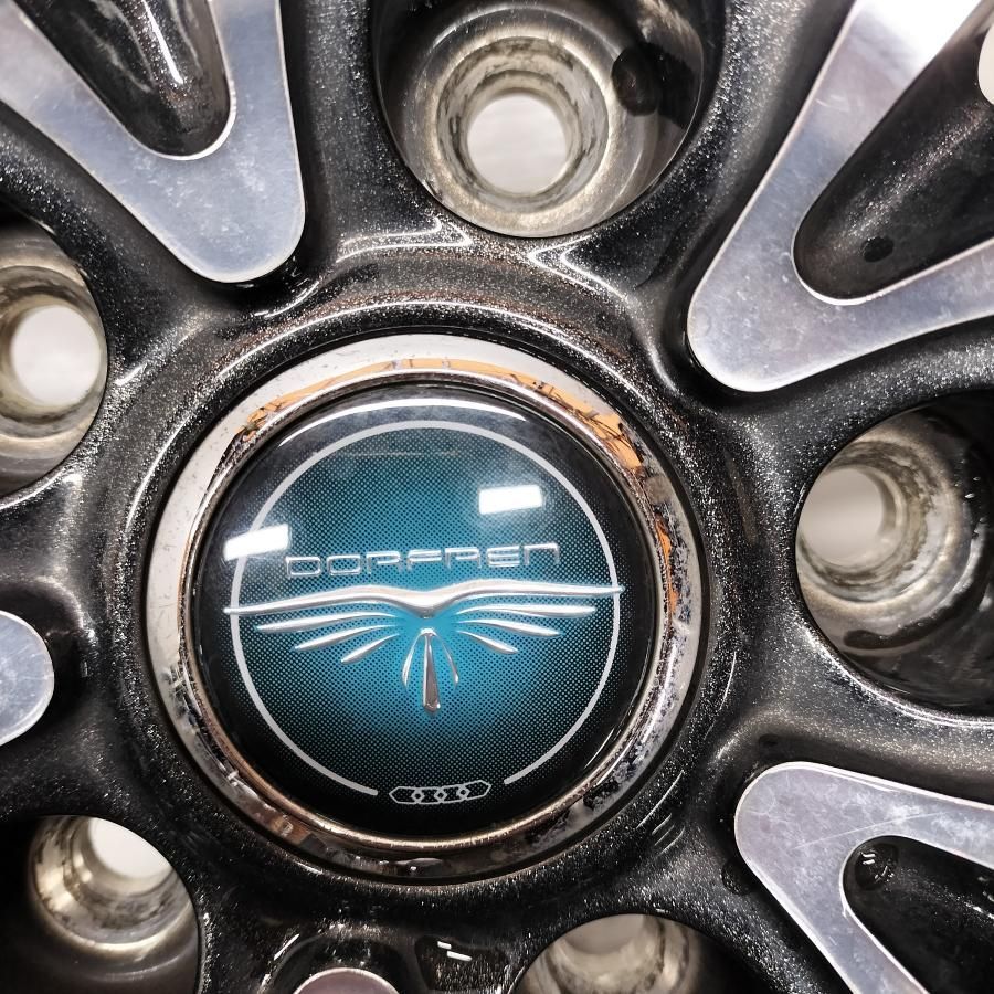 保管が簡単 ◆配送先指定あり◆ 空気圧センサー付き ホイール 4本 19x7.5J DORFEN ドルフレン 5H -114.3 エルグランド プリウスα エスティマ ～本州 四国は ～