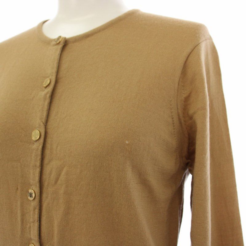 【美品】  MUSE de Deuxieme Classe / ミューズドゥーズィーエムクラス | 2020AW FF30 クルーネック カーディガン ニット | 38 | ブラウン | レディース MUSE de Deuxieme classe（ミューズデドゥーズィエムクラス）の