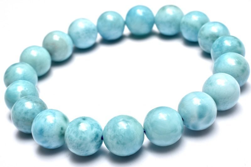 １点物 AA カリブ海の宝石 ラリマー 10.5mm ブレスレット パワーストーン 天然石 _MA9531 NEXPOTALLINN_EU