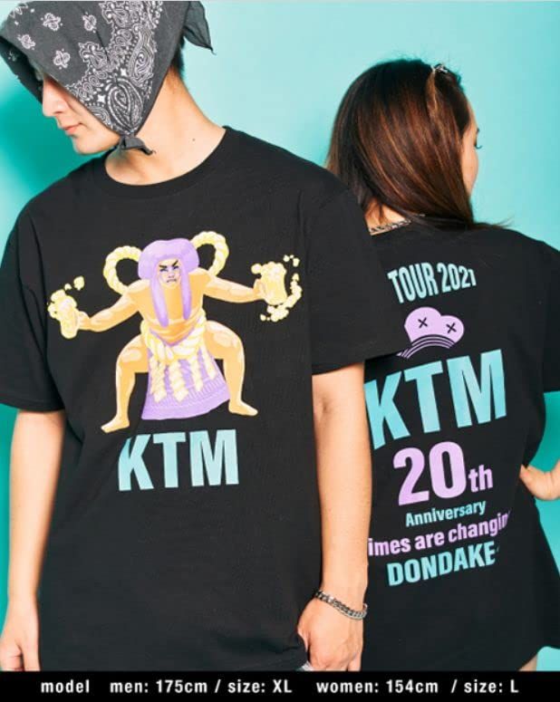 ケツメイシ member picture 20周年記念 Tシャツ S 黒 Amazon.co.jp: ケツメイシ『KTM TOUR 2022 20th Anniversary