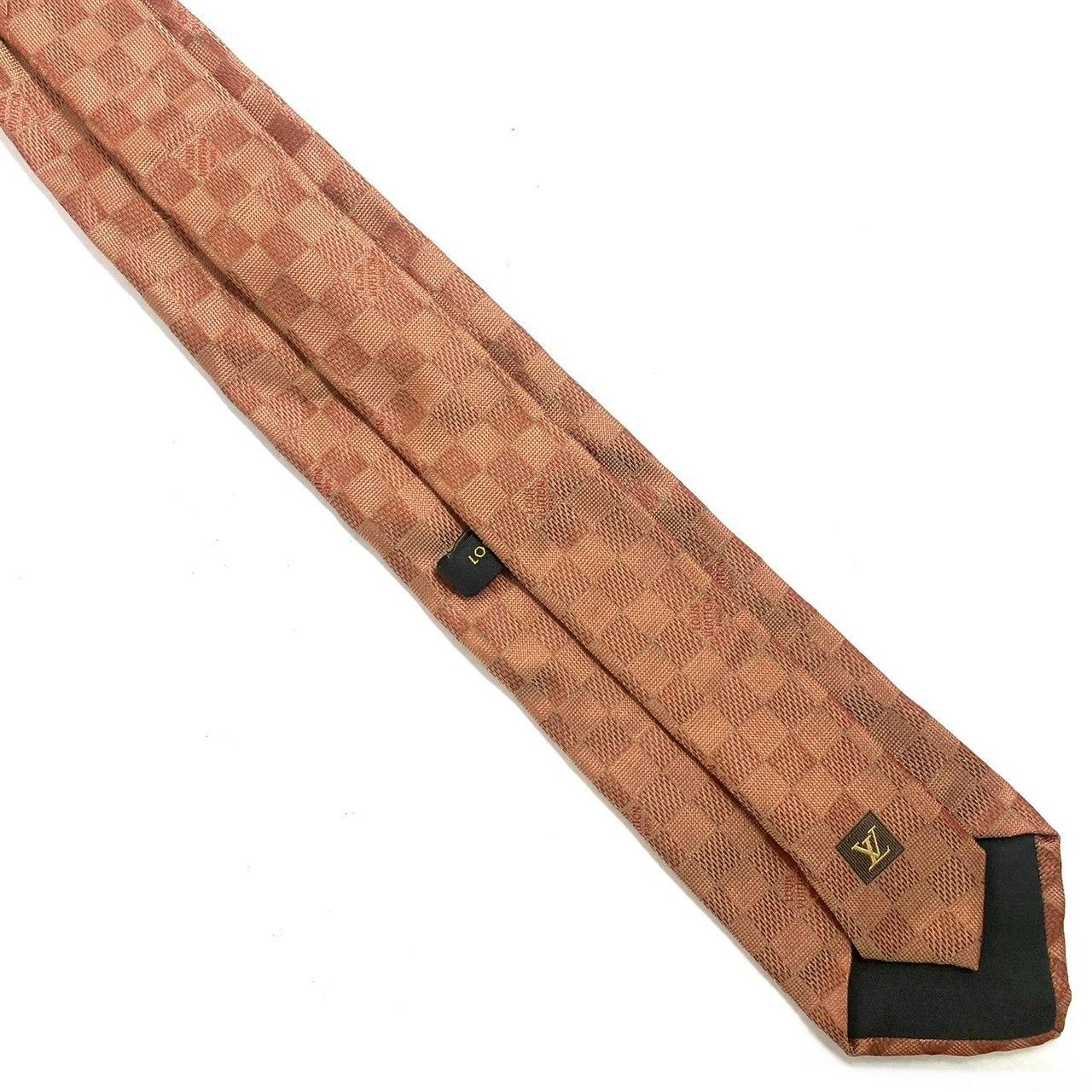 LOUIS VUITTON】ネクタイ SILK/シルク 100% クラヴァット ダミエ
