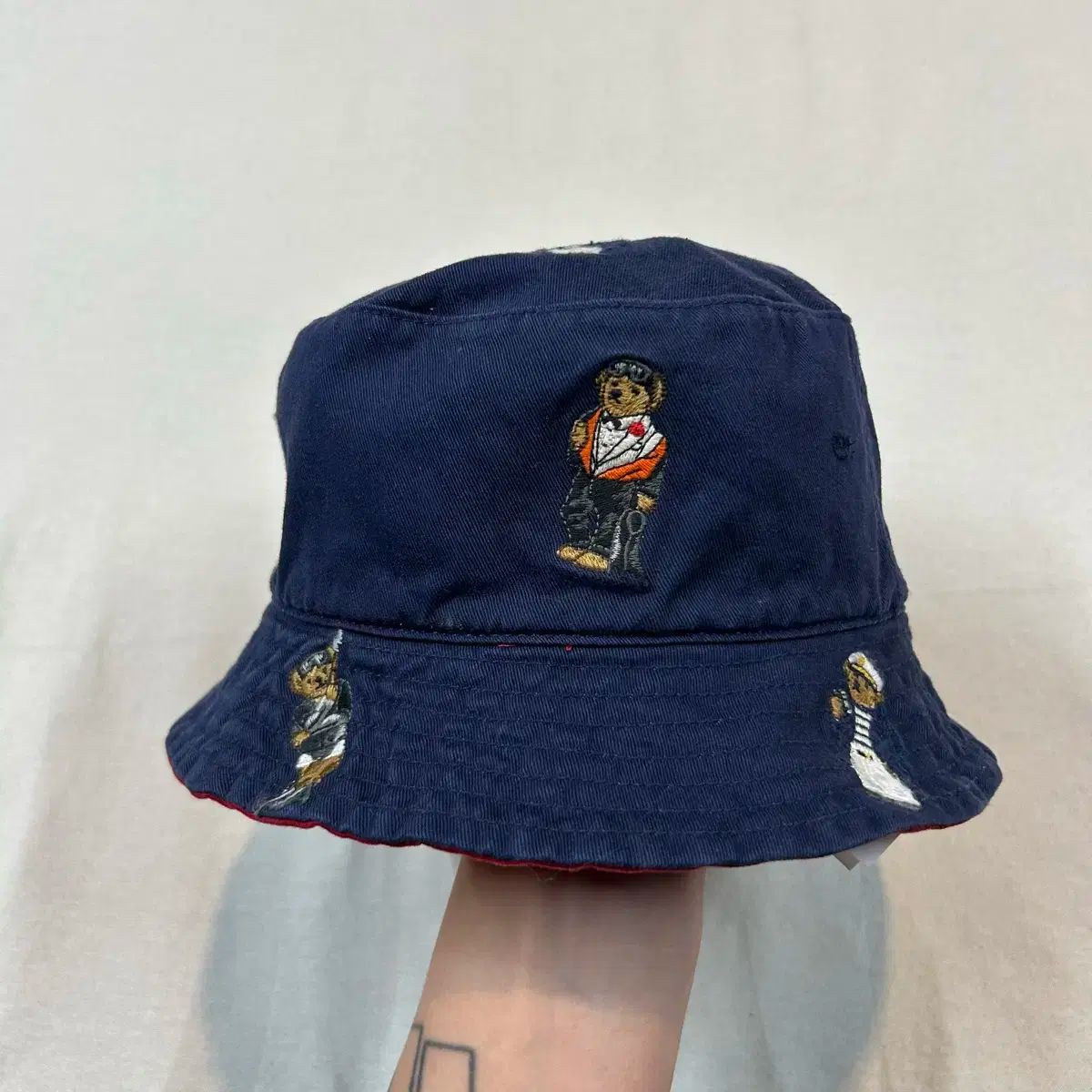 S ／ M POLO Ralph Lauren（ポロ） Ralph Lauren(ラルフローレン) ポロベア リバーシブル バケットハット 帽子