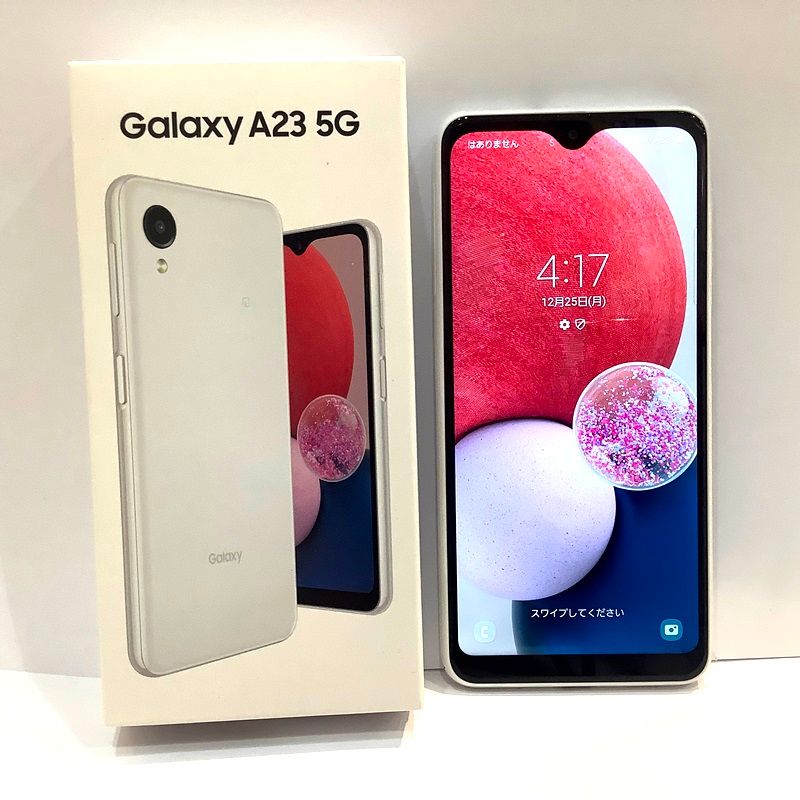 未使用 GALAXY A２３ 5G つれなかっ simフリー譲ります。