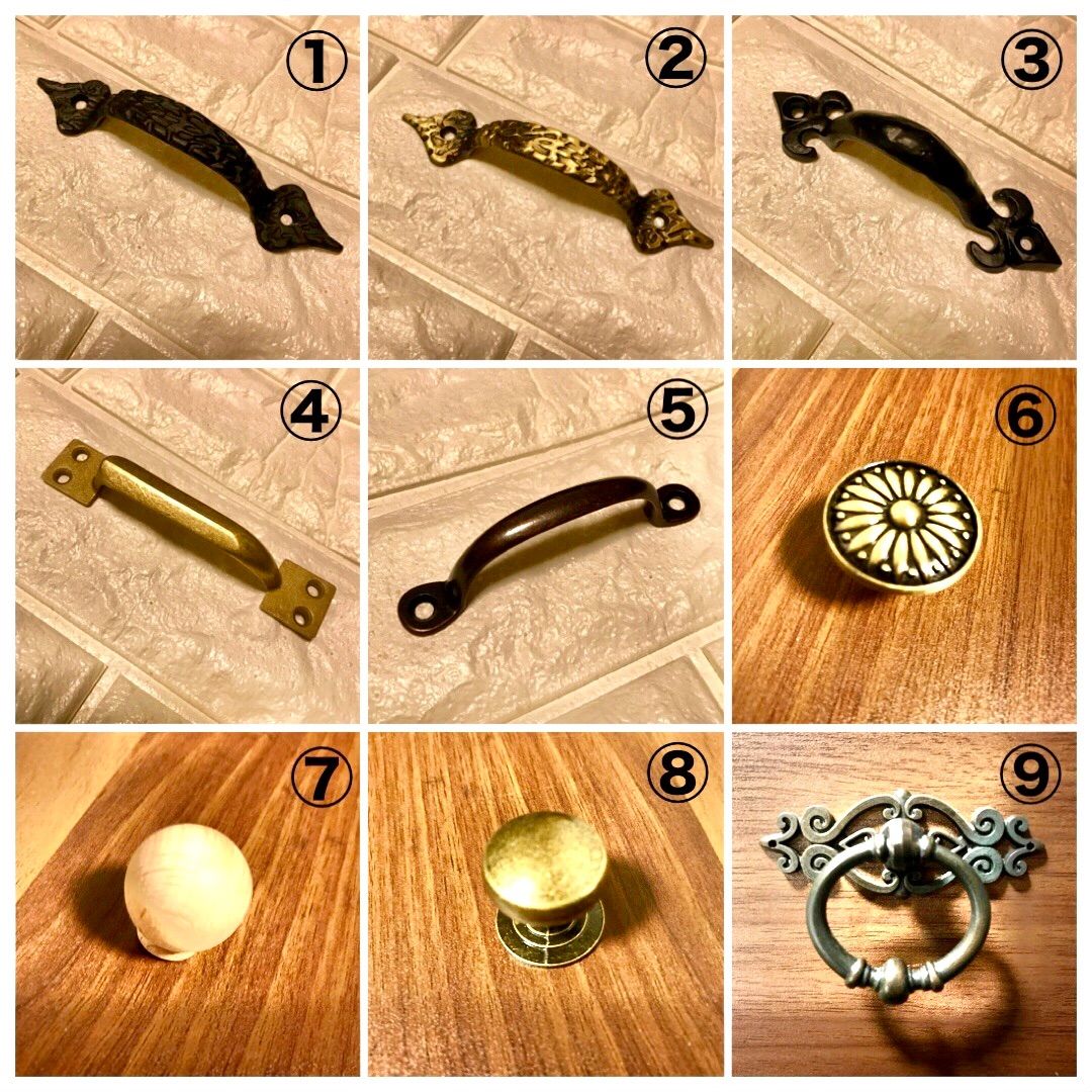 選べる3色塗装&9種類の取っ手】両開きスタイリッシュキャビネット 収納 