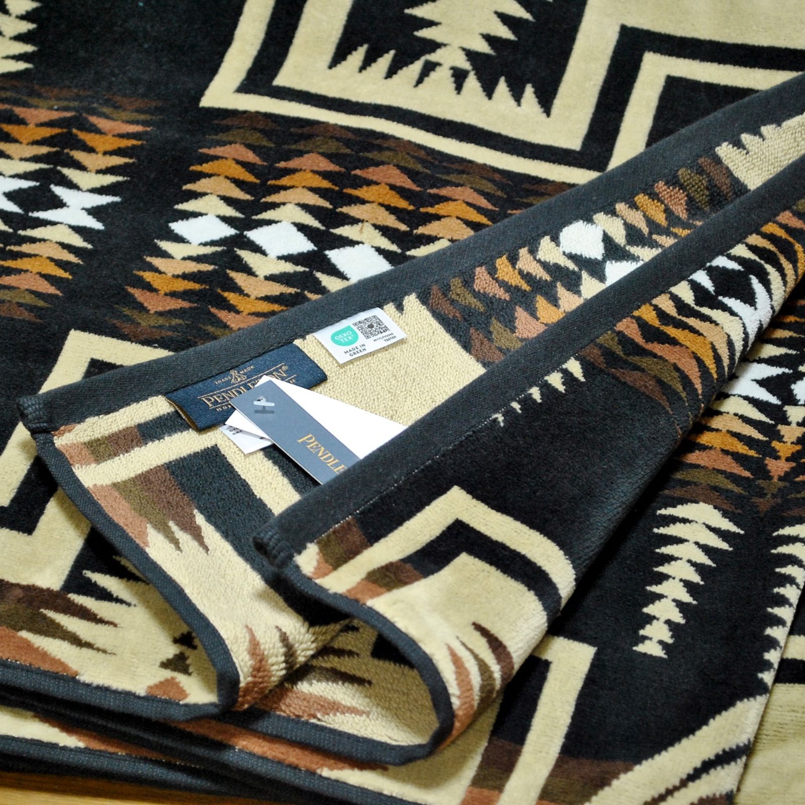 ペンドルトンPENDLETONオーバーサイズジャガードタオル