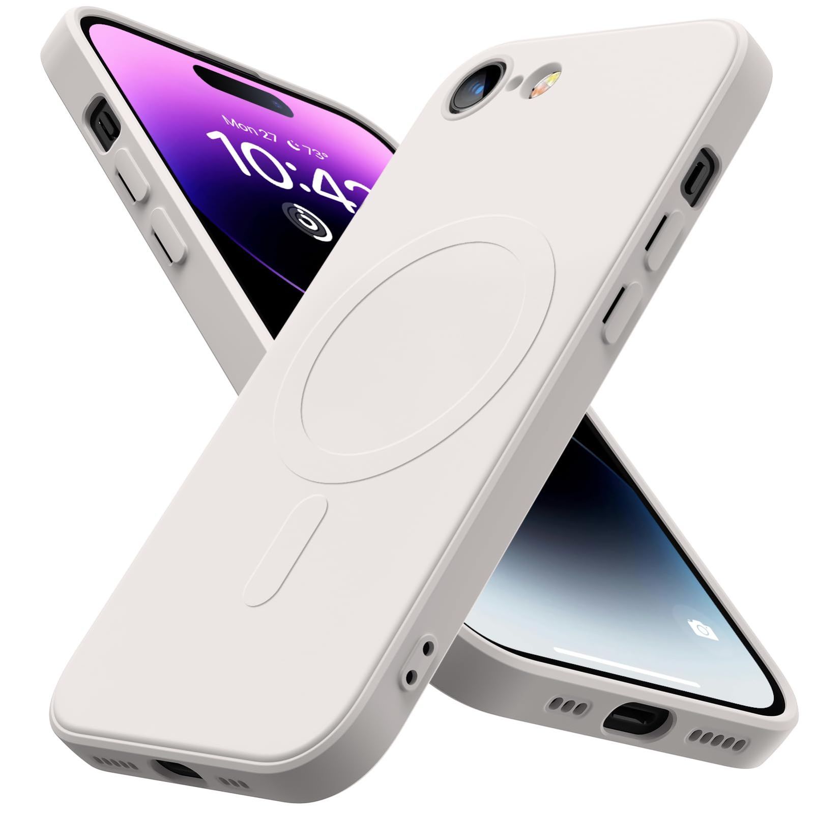 iPhone SE ケース iPhone SE 第3世代 第2世代 iPhone 8 7 ケース シリコン Magsafe対応薄型 米軍MIL規格 tpu スリム 磨り表面 指紋防止 柔らかい裏地 iPhone se se2 se3 8 7 ケース 耐衝撃 ワ
