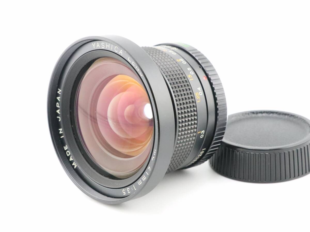 【ジャンク】YASHICA ML 21mm f/3.5 F3.5 ☆レア玉・美品☆ ML 21mm F3.5 CONTAX/YASHICA Near MINT] Yashica ML