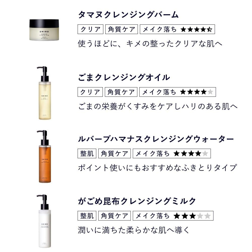 SHIRO ルバーブハマナスクレンジングウォーター | ルバーブハマナスクレンジングウォーターの通販 シロ &frasl; ルバーブハマナスクレンジングウォーターの公式商品情報｜美容 公式オンラインストア 公式オンライン ルバーブハマナスクレンジングウォーター(B1990466)｜コスメ・デパコス 0 SHIRO(シロ):ルバーブハマナスクレンジングウォーターの通販｜DEPACO 特価商品 150mL - ハマナス果実をまるごと肌で感じる「SHIRO」のルバーブハマナスが刷新