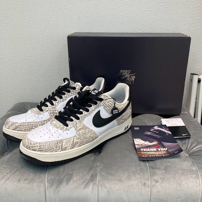 メンズNIKE AIRFORCE1 COCOA SNAKE 28cm - スニーカー