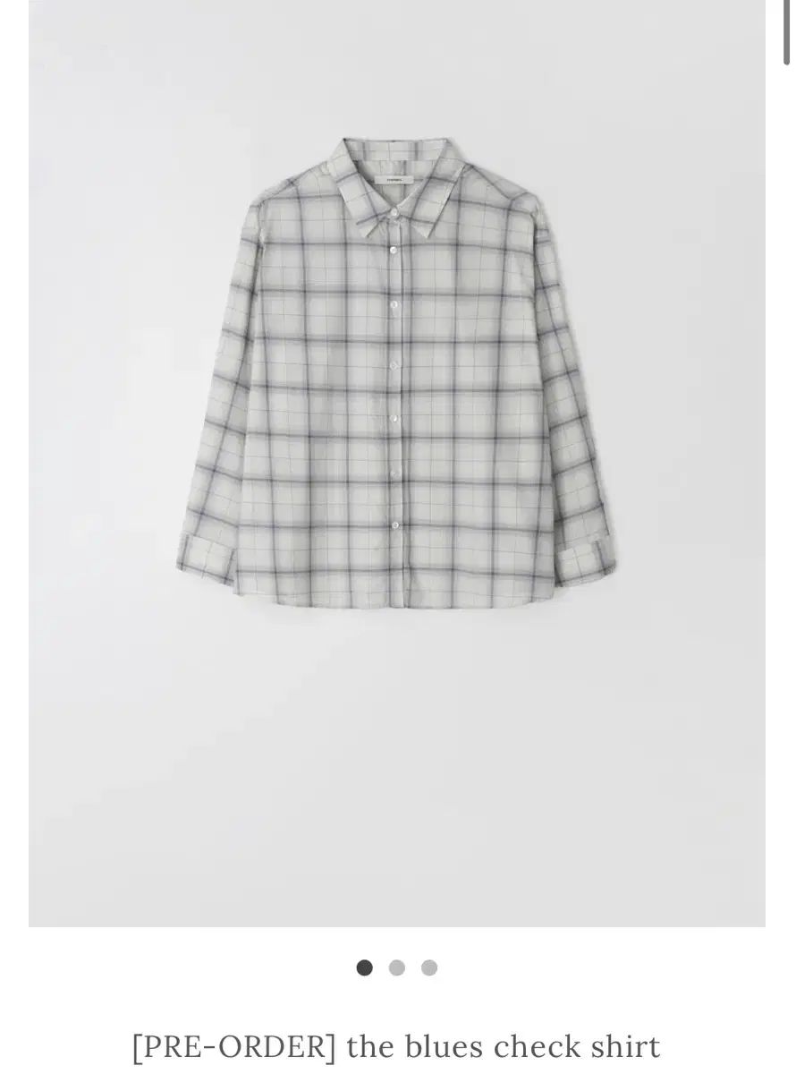 ユンスルショップ the blues check shirt