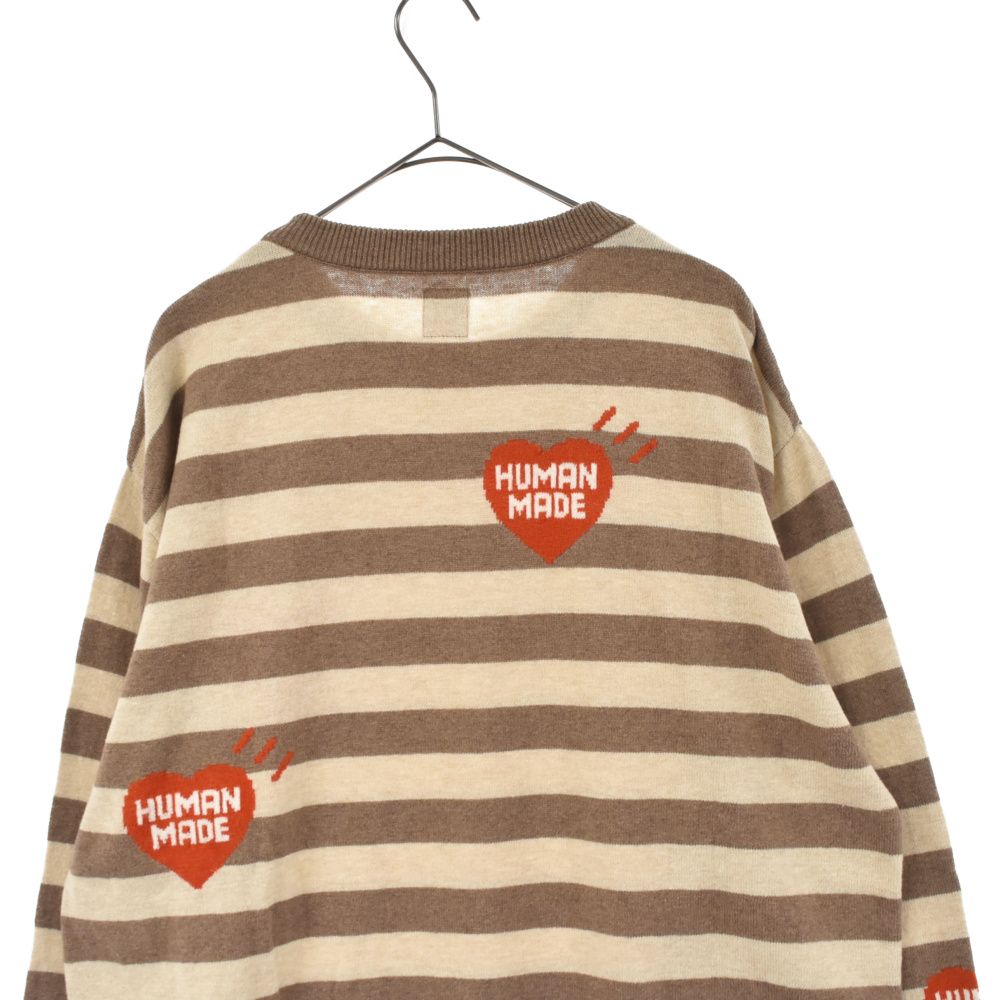 HUMAN MADE - STRIPED L/S KNIT SWEATER