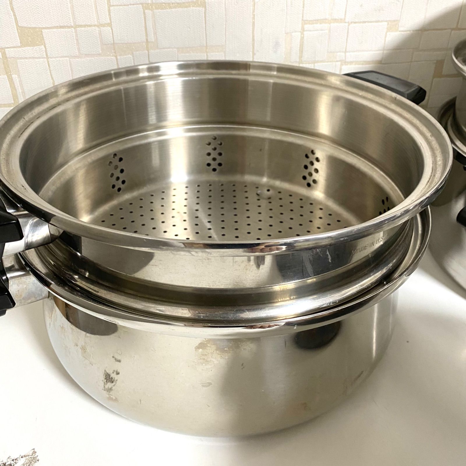 Amway アムウェイクイーン ロイヤルクイーン 鍋 蒸し器 セット