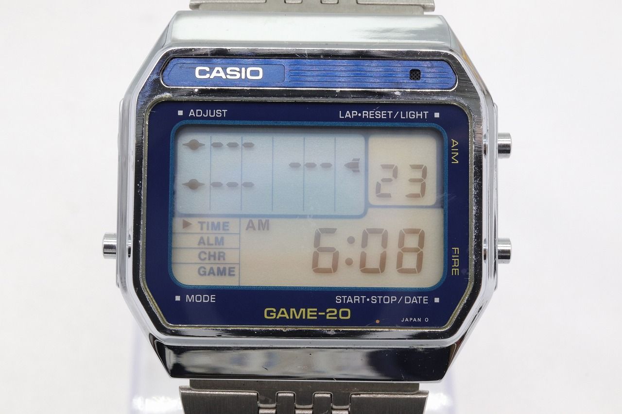 W49-1】レア 動作品 電池交換済 カシオ ゲームウォッチ 腕時計