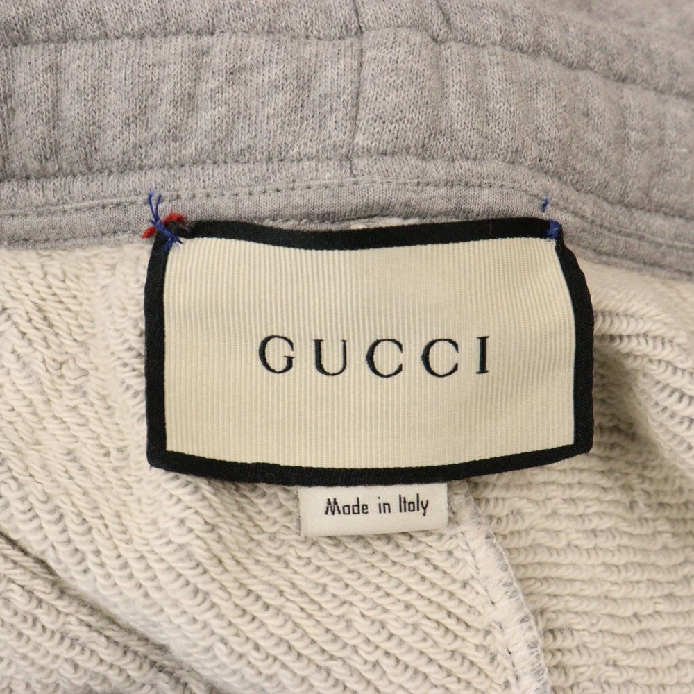 GUCCI (グッチ) サイドタイガー刺繍 サイドラインスウェットパンツ 