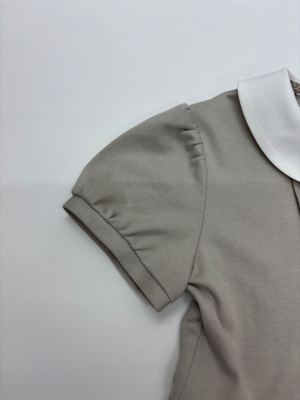 キッズワンピース 女の子 襟付き 花柄 サイズ130㎝ リボン付き STEELWINDOWSANDDOORS_COM