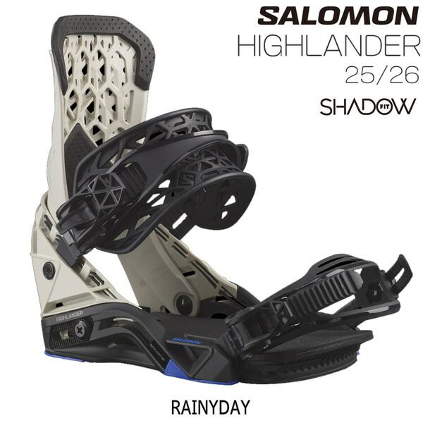 25-26 サロモン ハイランダー SALOMON スノーボード ビンディング バインディング 25-26-BD-SLM レイニーデイ S M L