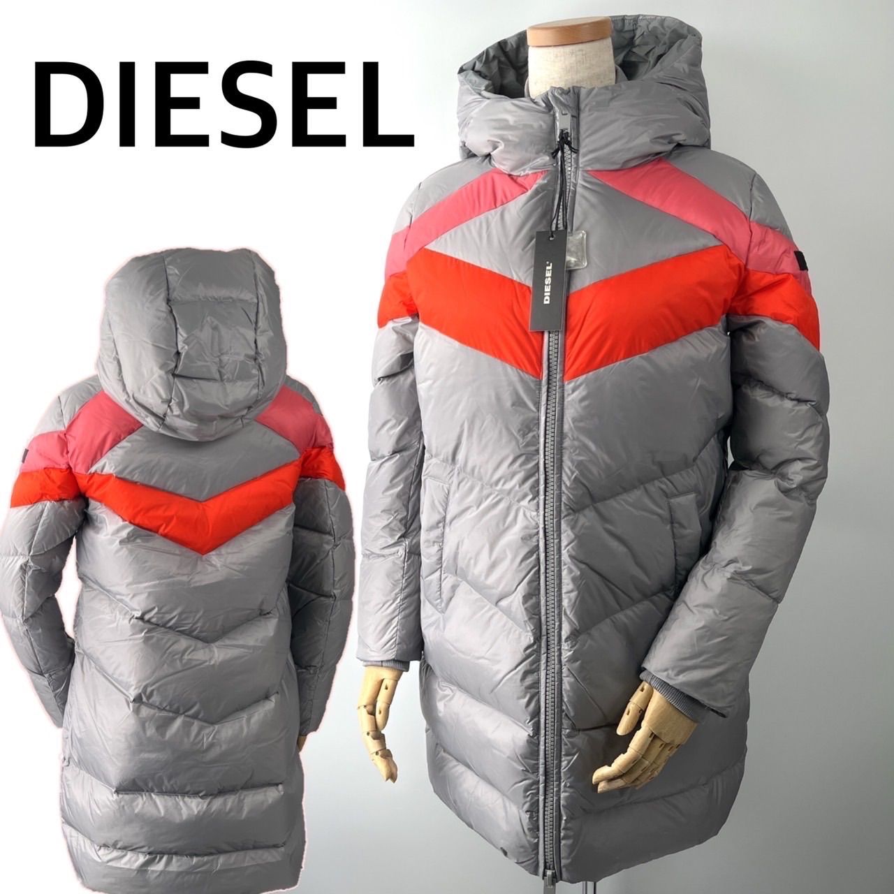 美品】Diesel ディーゼル フード付きジャケット Mサイズ - ジャケット