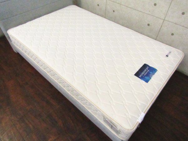 展示品/未使用品/dreambed/高級/ヒューマナイト902FIN SP/SDF-337  D417/ポケットコイル/モダン/セミダブルベッド/19万/yykn1080k