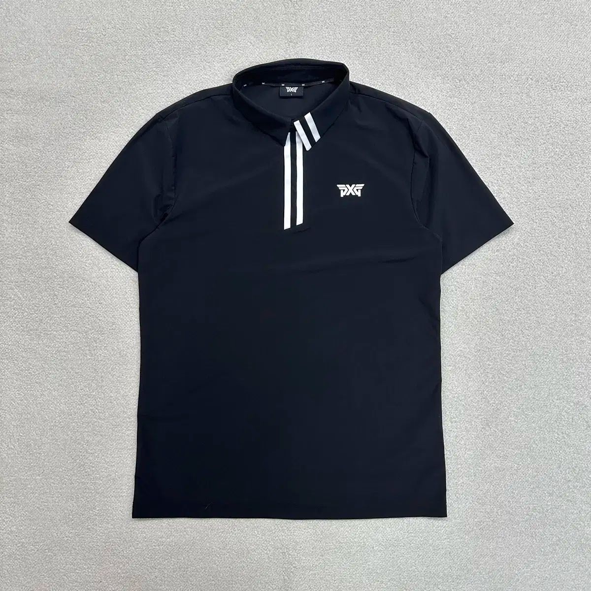 PXG ゴルフ メンズ トップス 半袖 ナイロンジャケット ハーフジップ