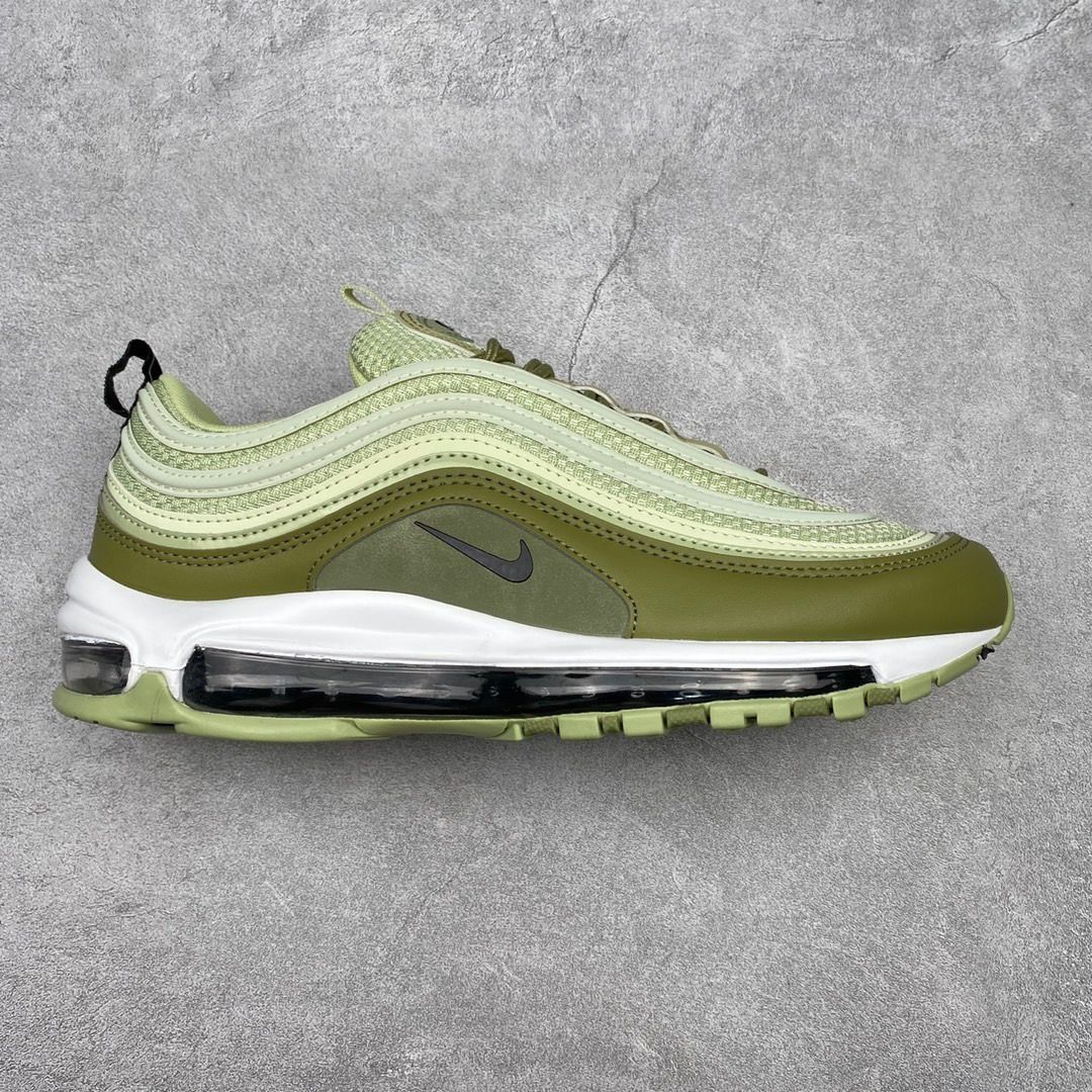 Nike Air Max 97 グレーグリーンフルパームエアクッションレトロ弾丸ランニングシューズ - メルカリ