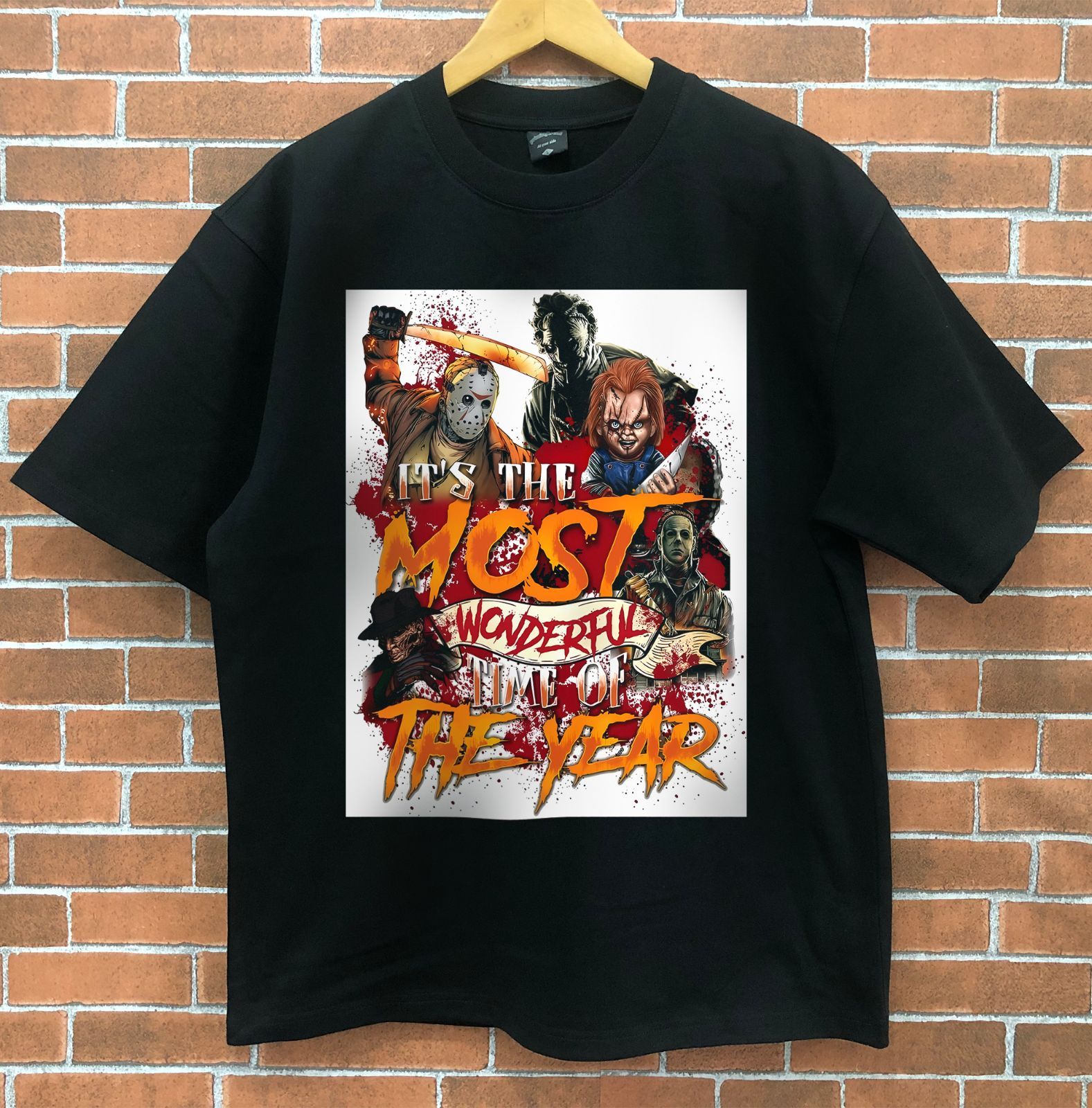 ホラー映画 半袖Tシャツ シャツ フレディ ジェイソン マイケル
