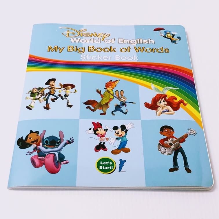 値下DWE My Big Book of Words Sticker Book - 知育玩具