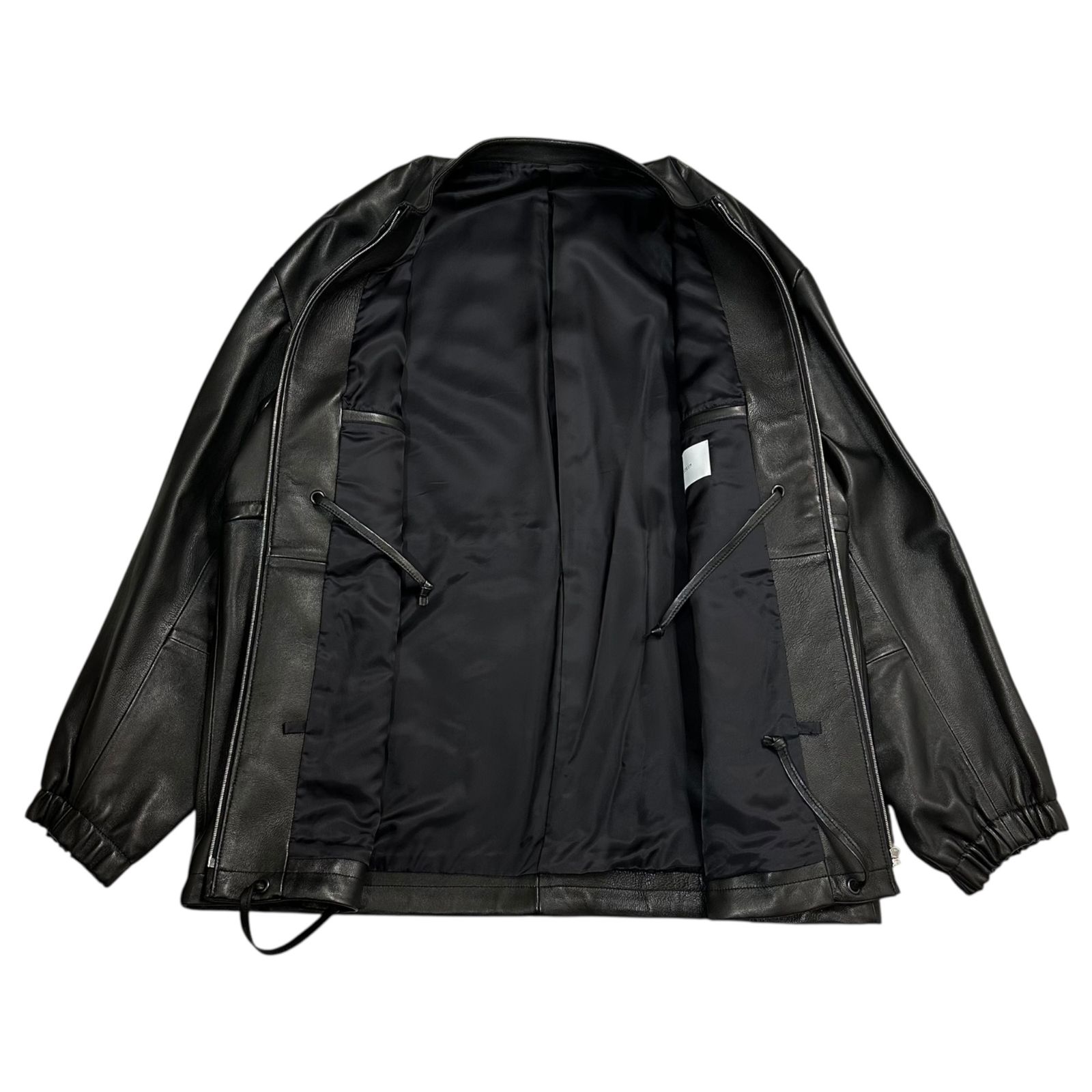 stein(シュタイン) leather drawstring jacket レザー ドロー