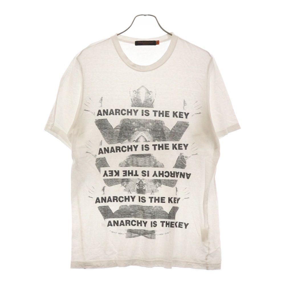 UNDERCOVER (アンダーカバー) 06SS ARCHIVE T期 ANARCHY IS THE KEY TEE アナーキー イズ ザ キー 半袖Tシャツ カットソー ホワイト