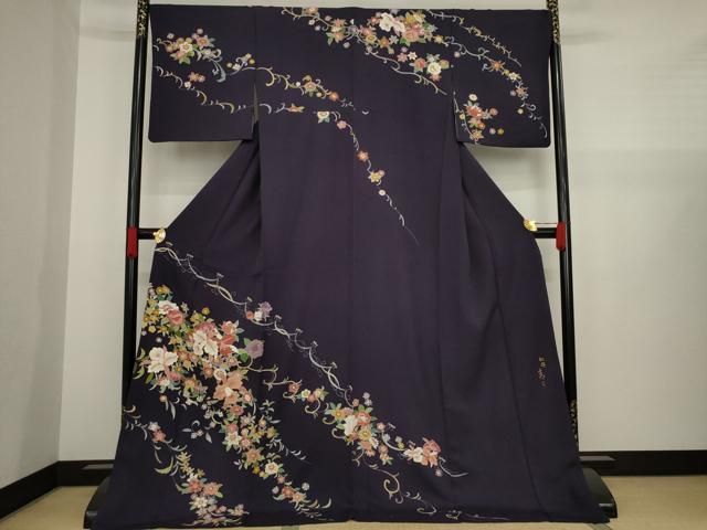 平和屋着物○京友禅の第一人者 松井青々 訪問着 駒