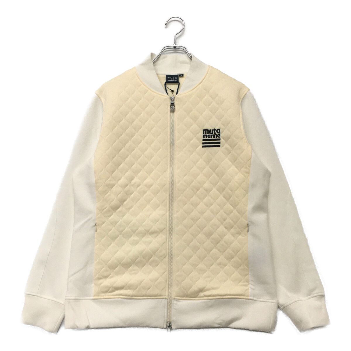 未使用】muta marine GOLF ストライプキルトムーバブルブルゾン