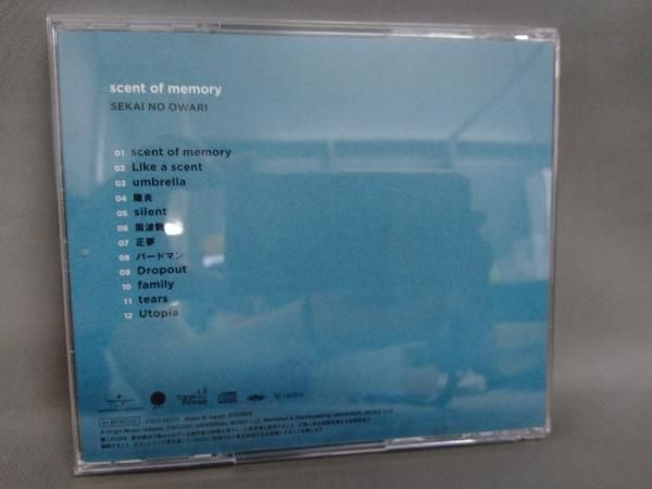 帯あり SEKAI NO OWARI CD scent of memory(通常盤)