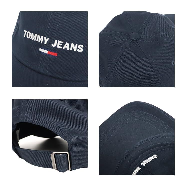 トミーヒルフィガー トミージーンズ キャップ メンズ レディース TOMMY HILFIGER TOMMY JEANS ブランド ロゴ 帽子 ユニセックス ゴルフ ローキャップ アメカジ [並行輸入品] ネイビー