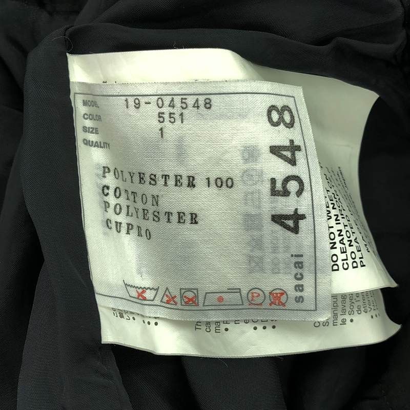sacai （サカイ）レオパード柄ジャンプスーツ sacai / サカイ | レオパード柄シースルージャンプスーツ | 1