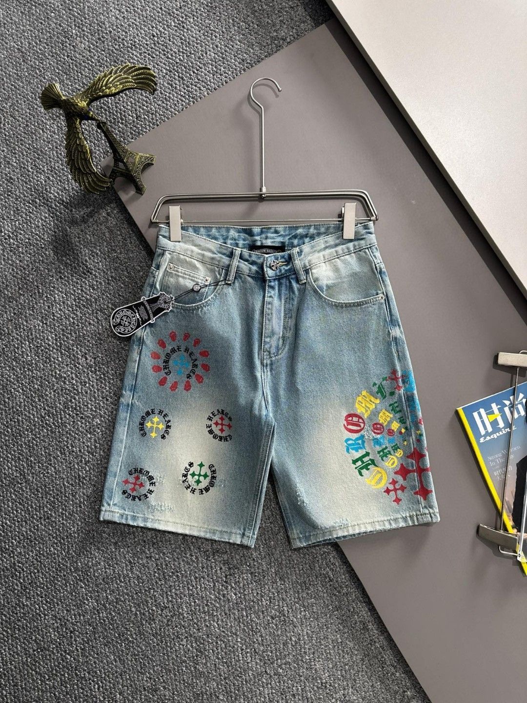 今日 Chrome Hearts 2025SS デニムショートパンツ