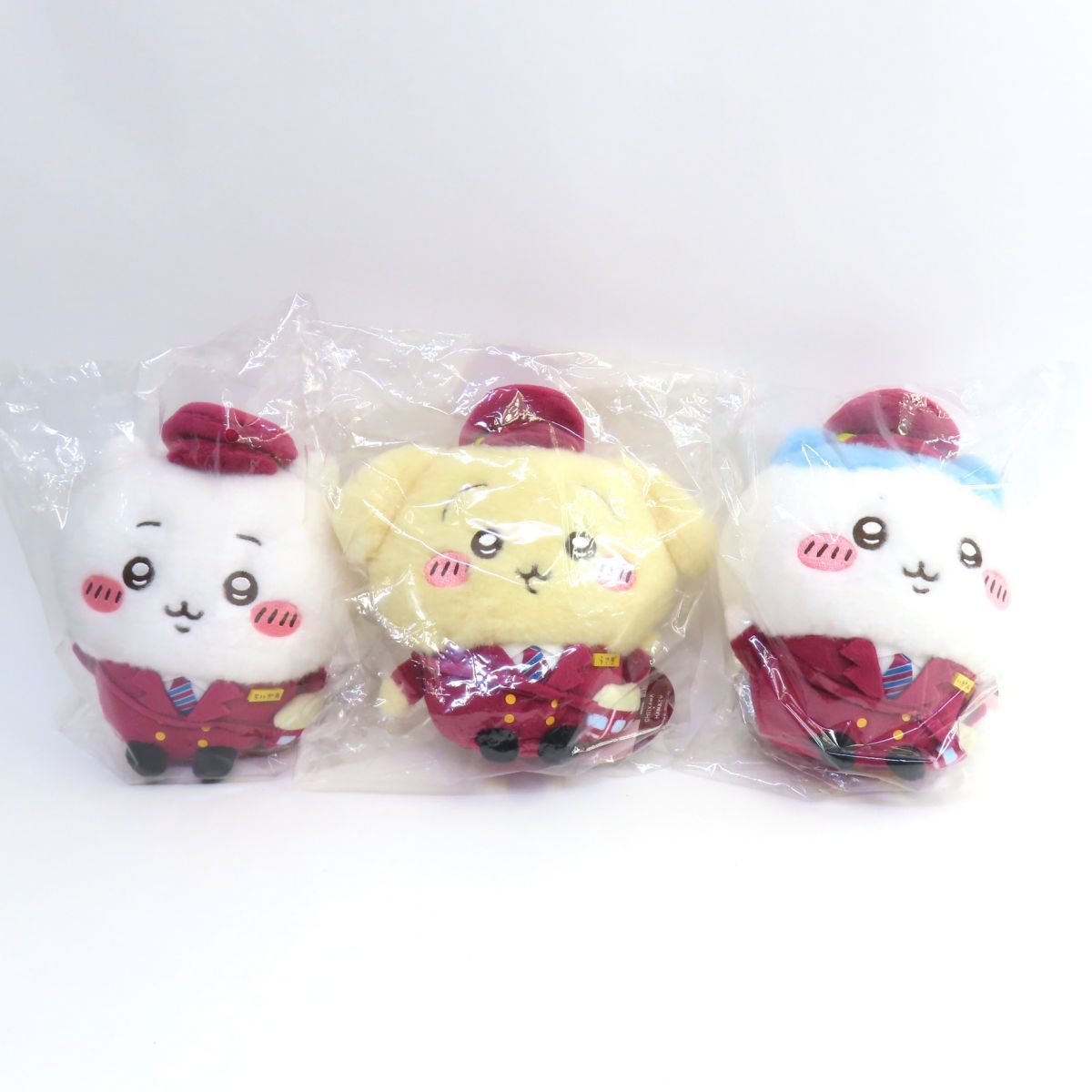 ちいかわ 阪急電車 ほわほわぬいぐるみS 3点セット 阪急電鉄 うさぎ