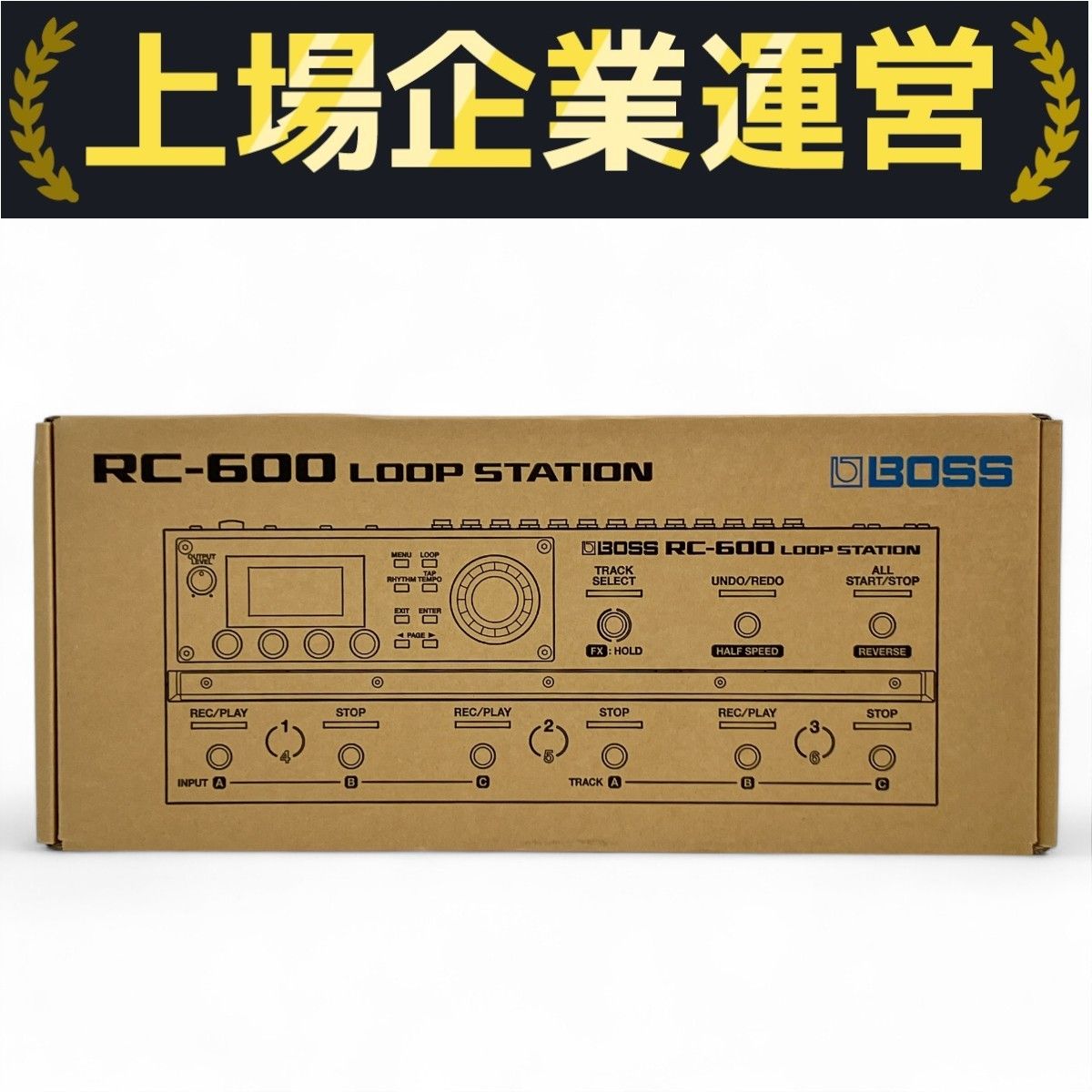 未使用 美品　BOSS RC-600 ループステーション BOSSのフット専用のループステーションRC-600をご紹介いたします。